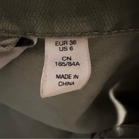 & Other Stories oversized military camo jacket Sz 6 - Picture 13 of 13